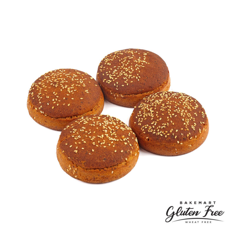 Vegan Burger Bun Large (4Pcs)- 332g – GF