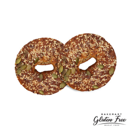 Keto Multiseed Bagel 80g (2Pcs) GF