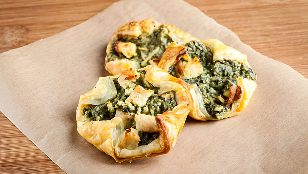 Spinach-chicken-puff-pastry