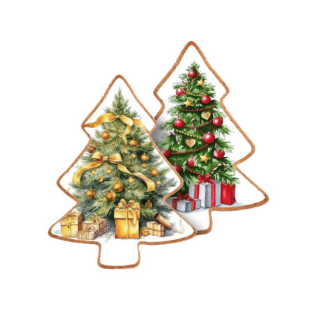 Christmas Tree Printed Cookie
