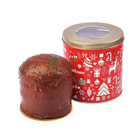 Special Kunafa Milk Chocolate Panettone in Tin Can
