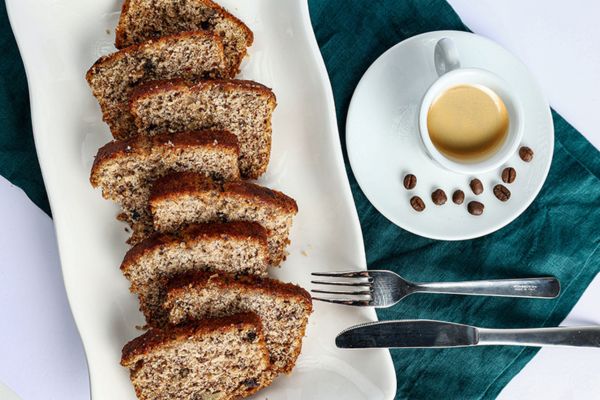 Banana Dates & Walnut Cake