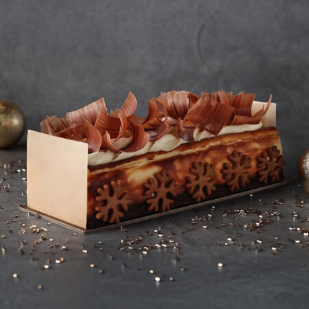 Buche San Sebastian Yule Log Cake