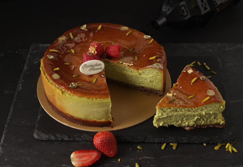 Pistachio Cardamom San Sebastian